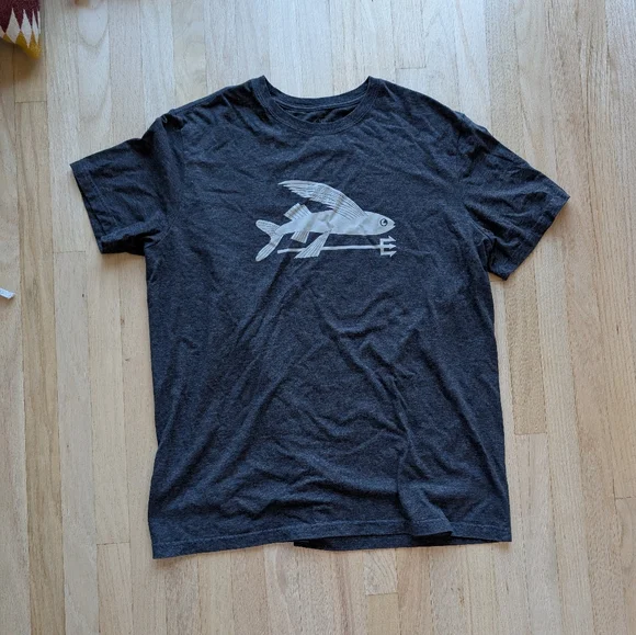 Patagonia Men's Gray Graphic T-Shirt (Size XL Slim) - Picture 1 of 5